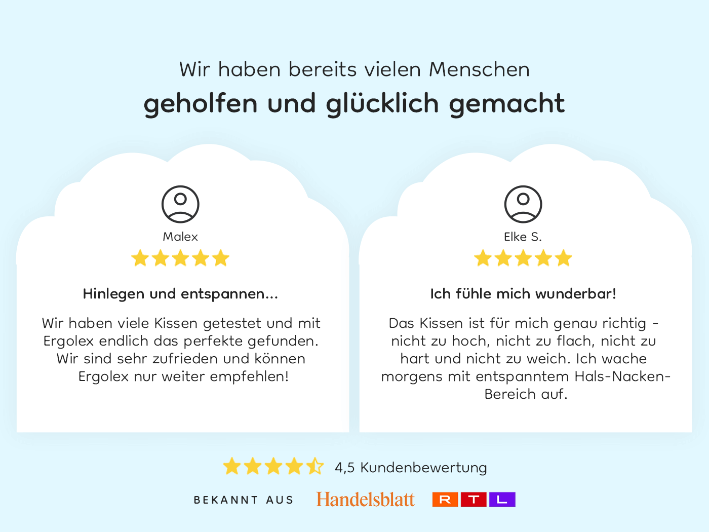 Ergolex orthopädisches Nackenkissen